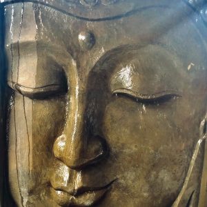 Brown Buddha Face